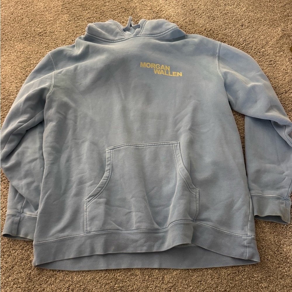 Morgan Wallen Blue Hoodie Sweatshirt